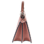 Fendi Peekaboo Petit Eye Leather 2-Way Bag Silver Pink — view 3