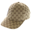 Gucci Yuko Higuchi GG Canvas Baseball Cap Beige Blue