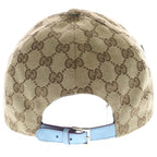 Gucci Yuko Higuchi GG Canvas Baseball Cap Beige Blue — view 2