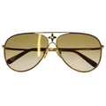Louis Vuitton My Monogram Light Square Sunglasses 57 17 Gold Khaki Eyewear