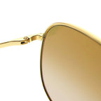 Louis Vuitton My Monogram Light Square Sunglasses 57 17 Gold Khaki Eyewear — view 4