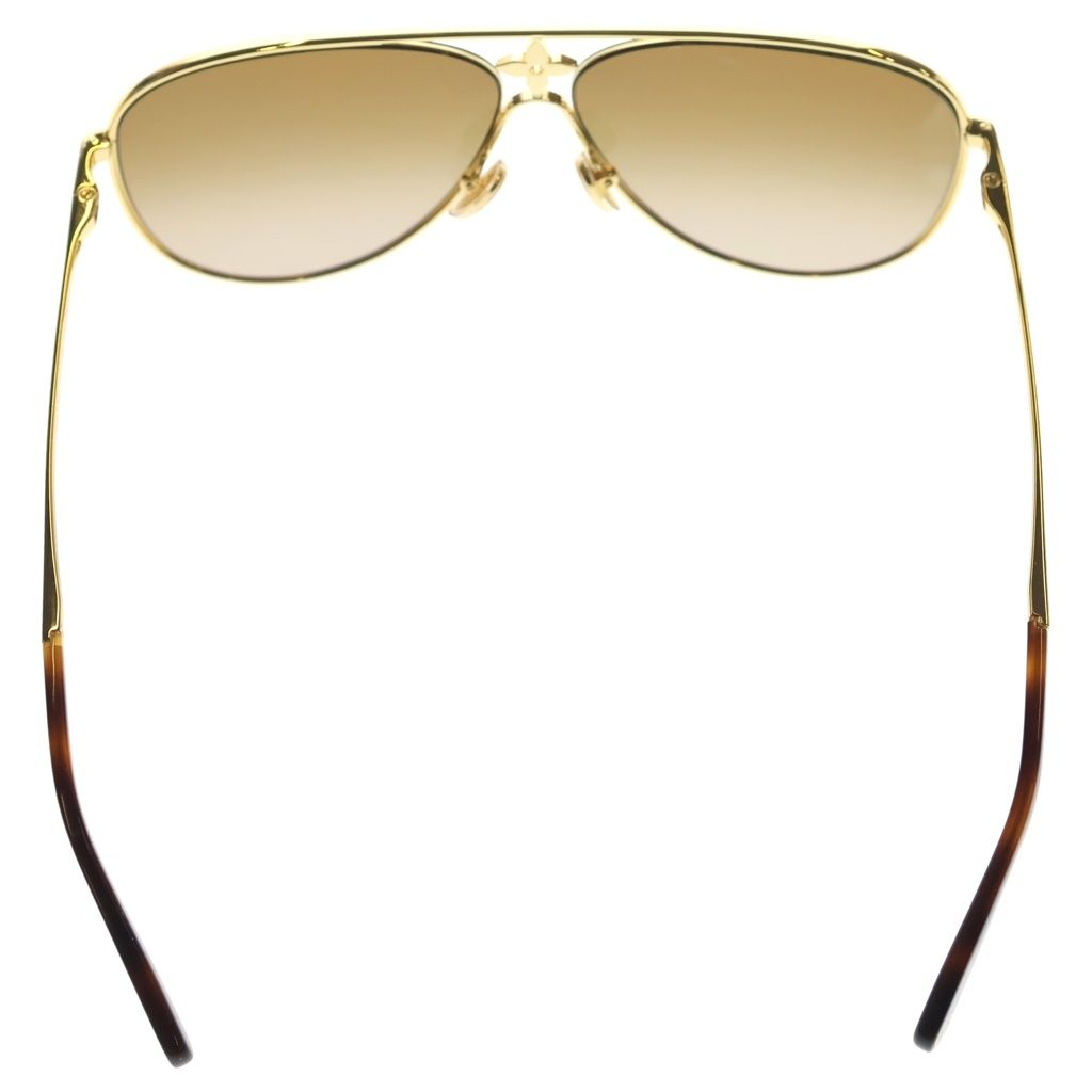 Louis Vuitton My Monogram Light Square Sunglasses 57 17 Gold Khaki Eyewear — view 2