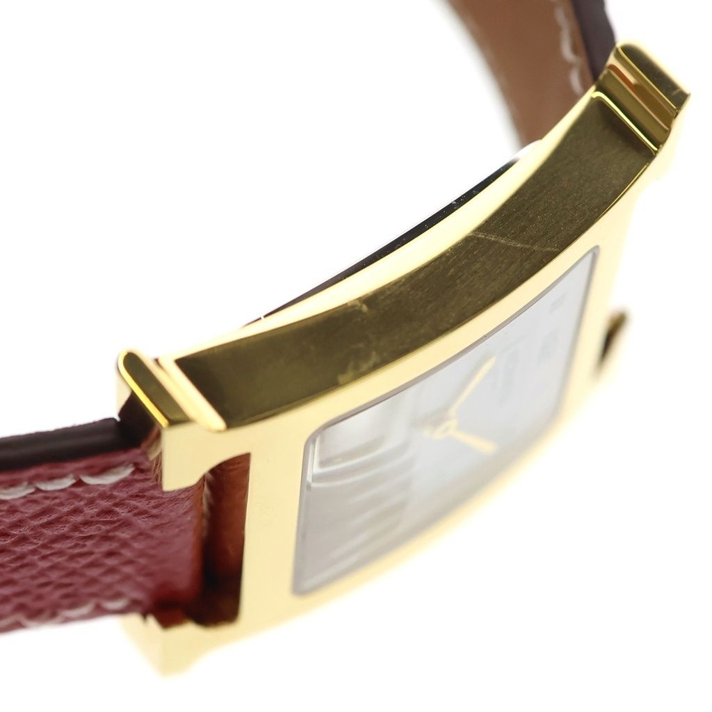 Hermes Watch MM Quartz White Dial — view 6