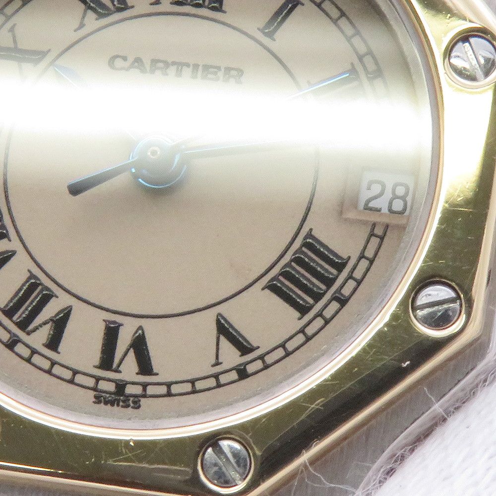 Cartier Santos Octagon SM Watch Ivory Dial Quartz — view 5