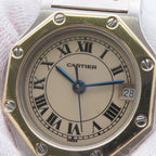 Cartier Santos Octagon SM Watch Ivory Dial Quartz — view 6