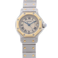 Cartier Santos Octagon SM Watch Ivory Dial Quartz