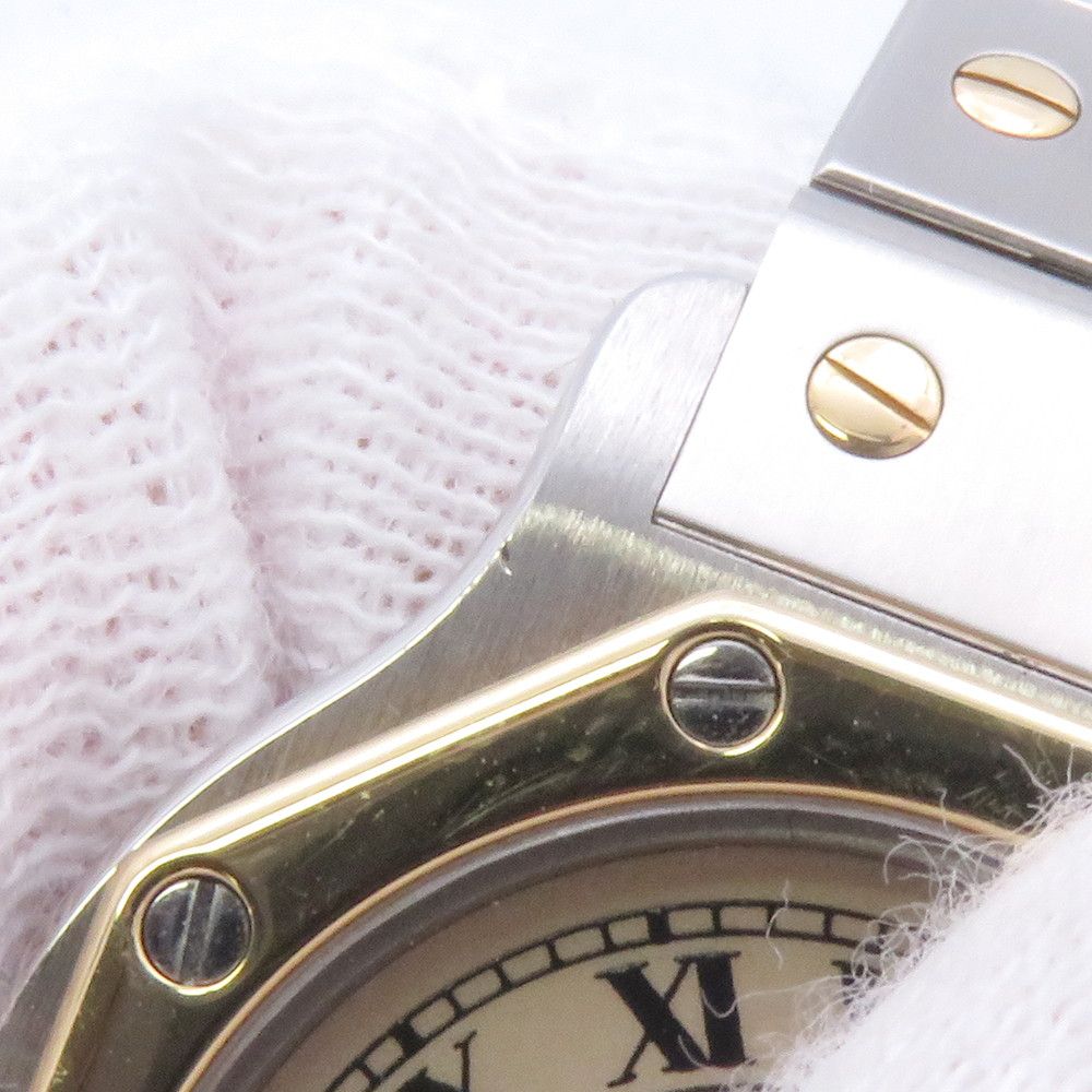 Cartier Santos Octagon SM Watch Ivory Dial Quartz — view 4