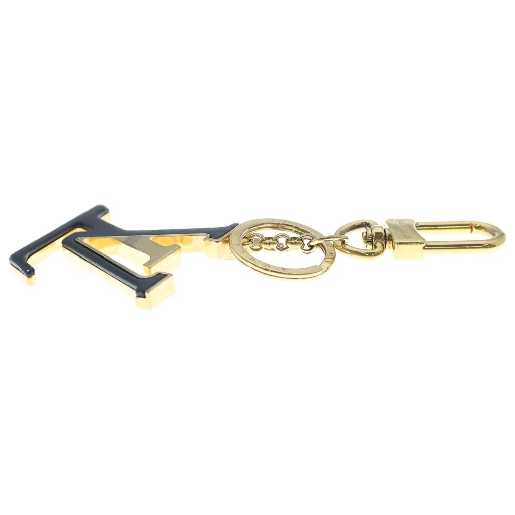 Louis Vuitton Capucines Porte Cles LV Key Holder Charm Gold Black — view 3