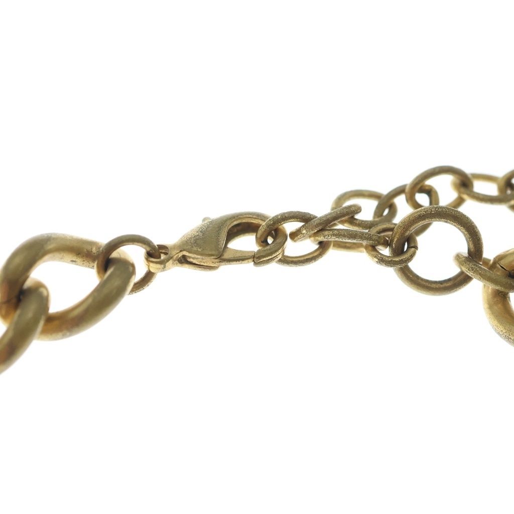 Dior CD Logo Chain Necklace Gold — view 4