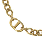 Dior CD Logo Chain Necklace Gold