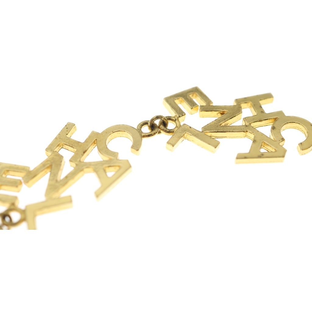 Chanel Logo Necklace Gold — view 6