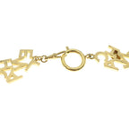 Chanel Logo Necklace Gold — view 4