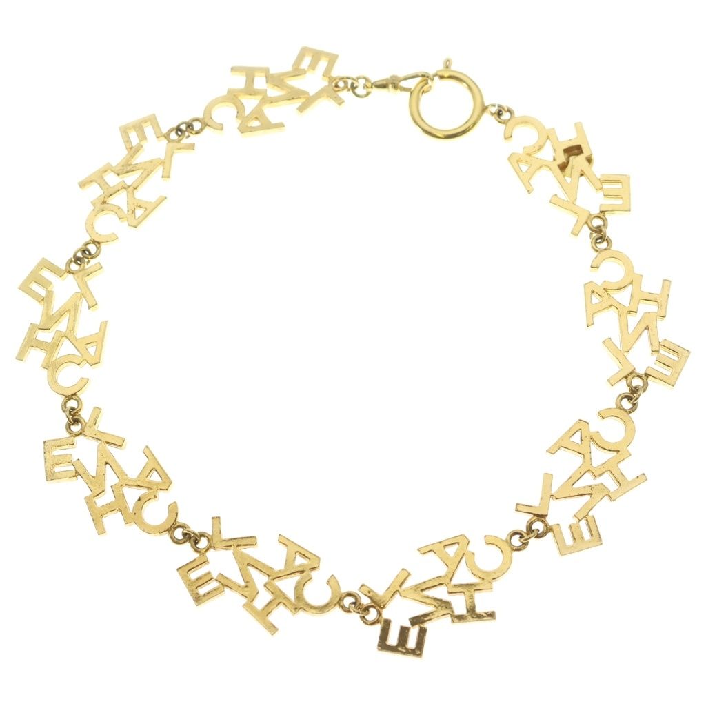 Chanel Logo Necklace Gold — view 2