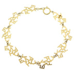 Chanel Logo Necklace Gold — view 2