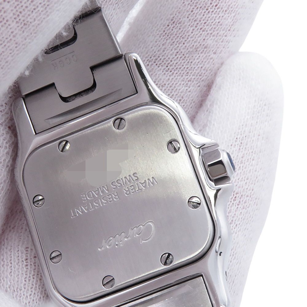 Cartier Santos Galbe SM Watch Ivory Dial Quartz — view 9