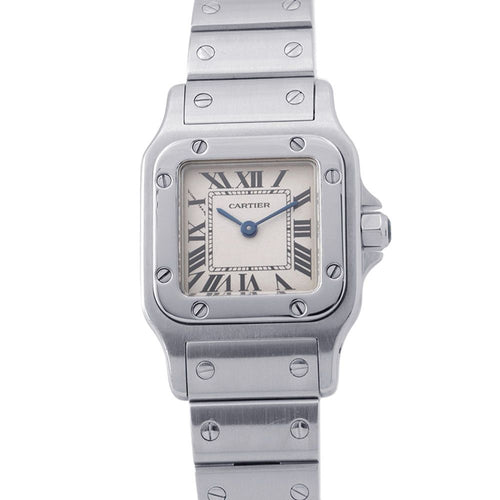 Cartier Santos Galbe SM Watch Ivory Dial Quartz