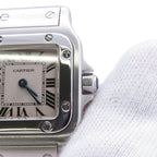 Cartier Santos Galbe SM Watch Ivory Dial Quartz — view 6