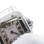 Cartier Santos Galbe SM Watch Ivory Dial Quartz — view 5