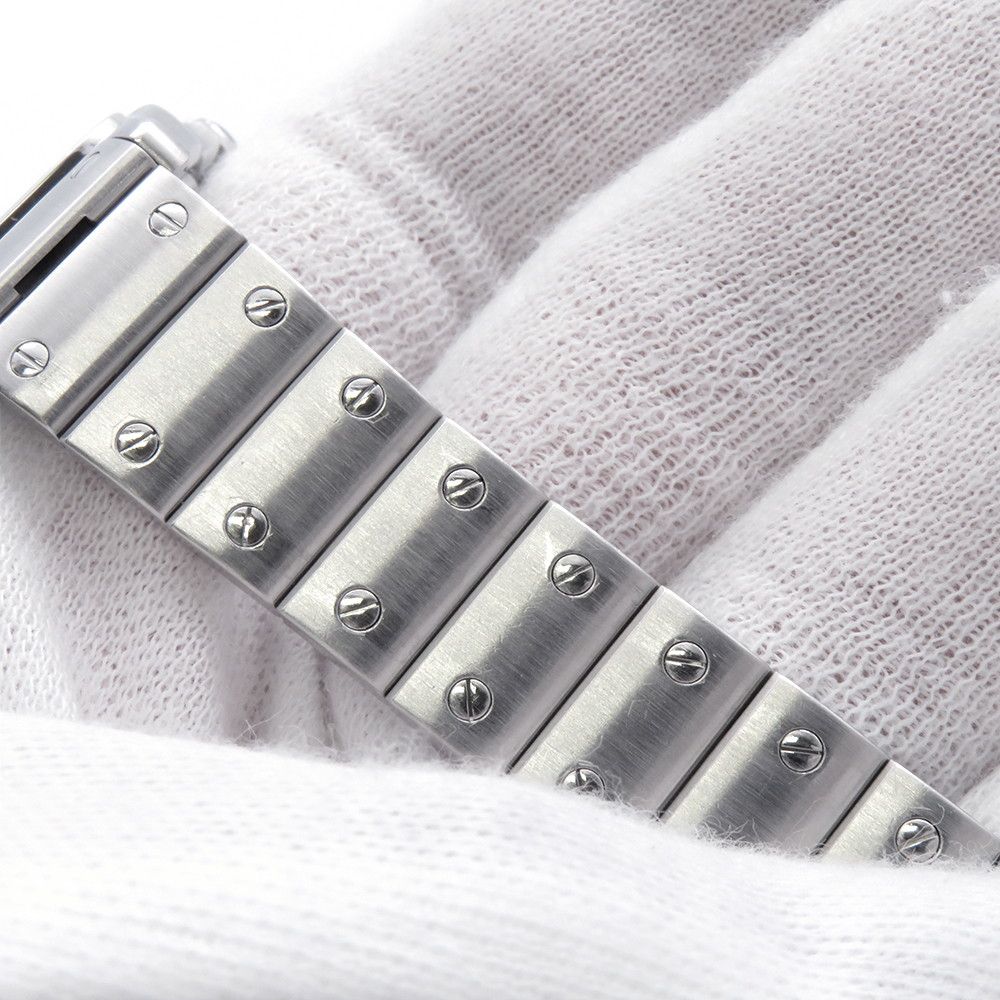 Cartier Santos Galbe SM Watch Ivory Dial Quartz — view 8