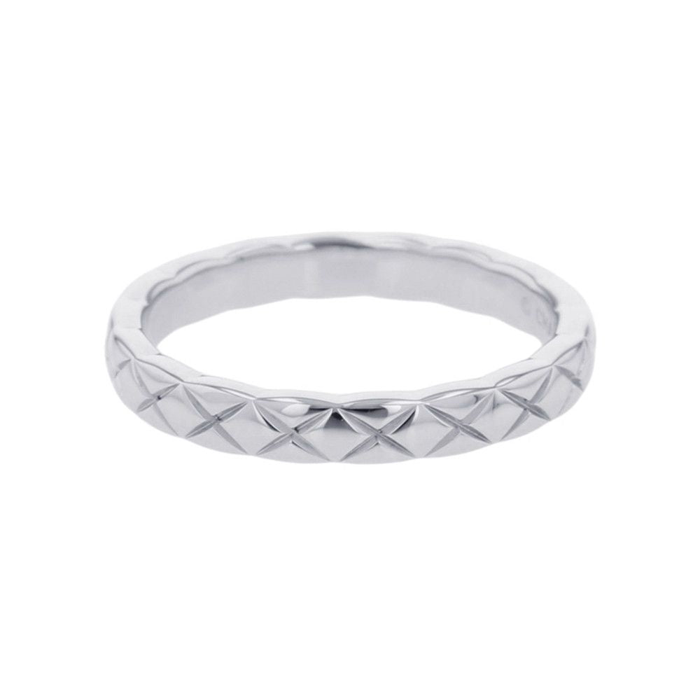 Chanel Ring Coco Crush Collection Marriage Small Diamond Platinum — view 3