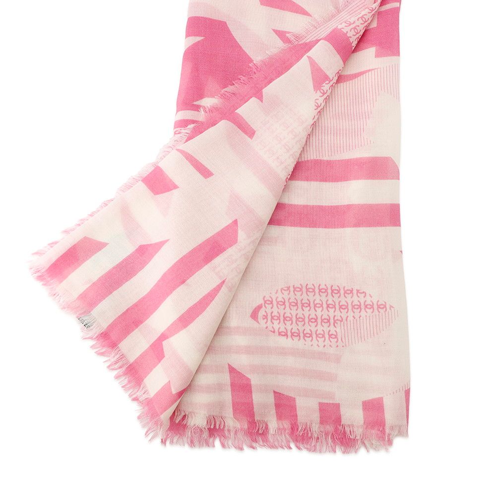 Chanel Scarf CC Logo Large Shawl Cashmere — view 3