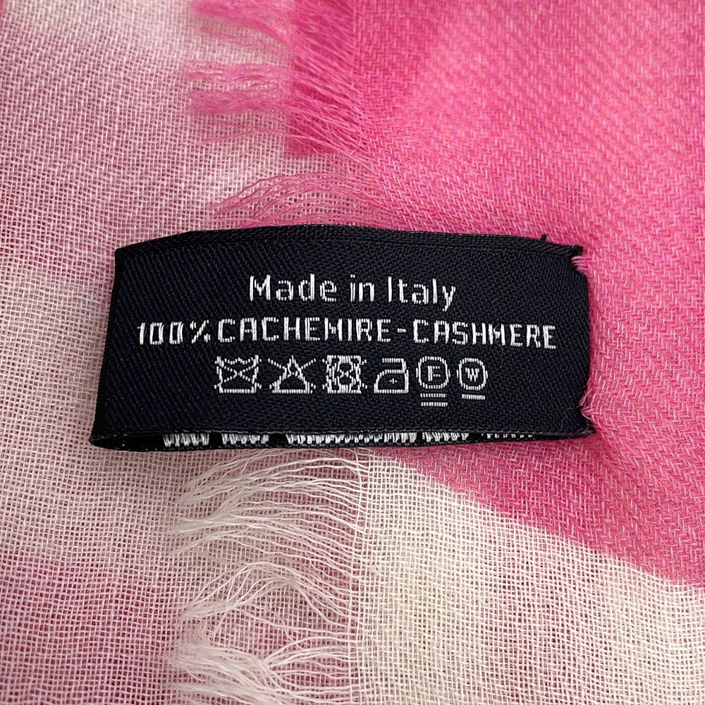 Chanel Scarf CC Logo Large Shawl Cashmere — view 9
