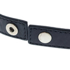 Celine Studded Choker Leather Necklace Black — view 6