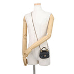 Chanel Chain Shoulder Bag Quilted CC Logo Lambskin Black — view 5
