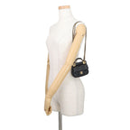Chanel Chain Shoulder Bag Quilted CC Logo Lambskin Black — view 4