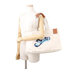 Loewe Tote Paula's Ibiza Canvas Leather — view 4