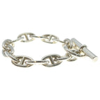 Hermes Chaine D'ancre TGM Chain Bracelet Silver — view 3