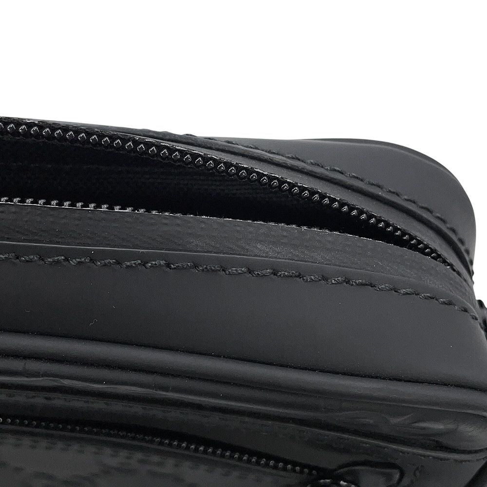 Gucci Shoulder Bag GG Rubber Effect Black — view 7