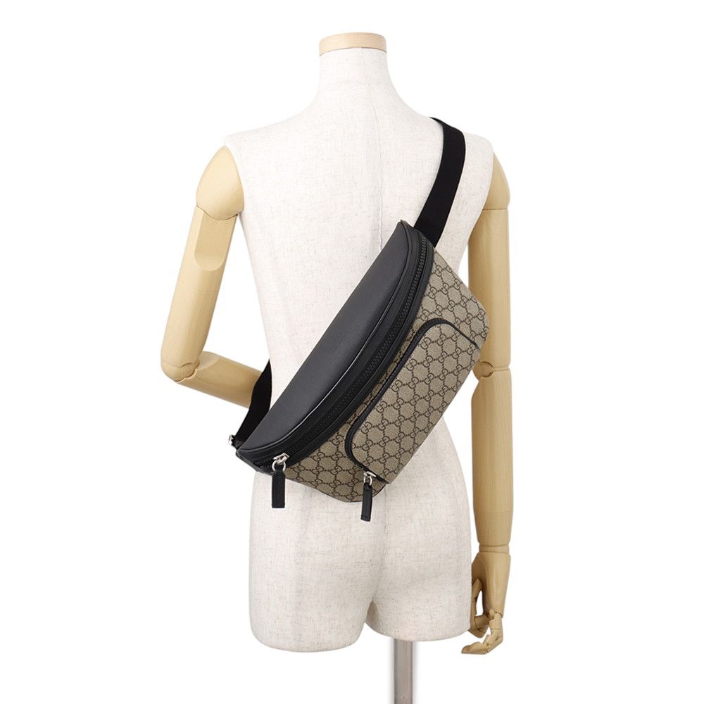Gucci Belt Bag GG Supreme Bag Black — view 5
