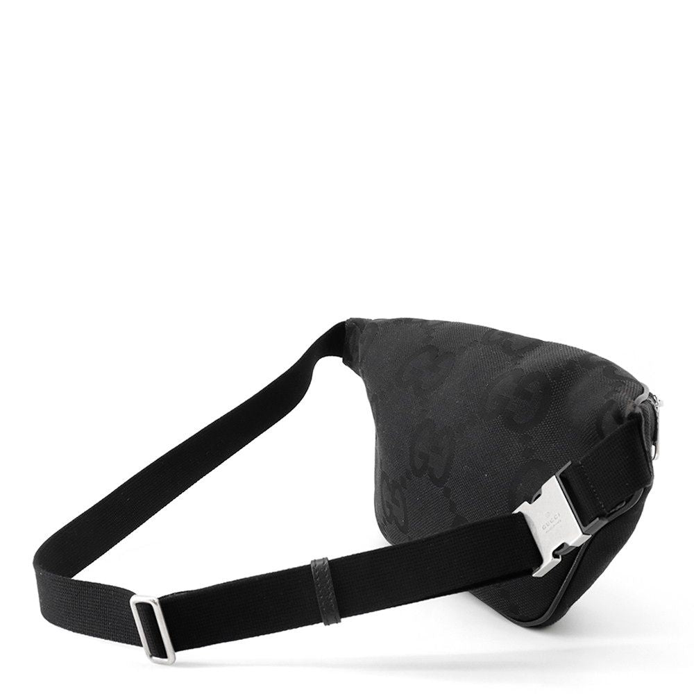 Gucci Belt Bag Jumbo GG Canvas Black — view 2