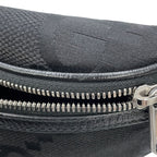 Gucci Belt Bag Jumbo GG Canvas Black — view 8