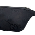 Gucci Belt Bag Jumbo GG Canvas Black — view 7