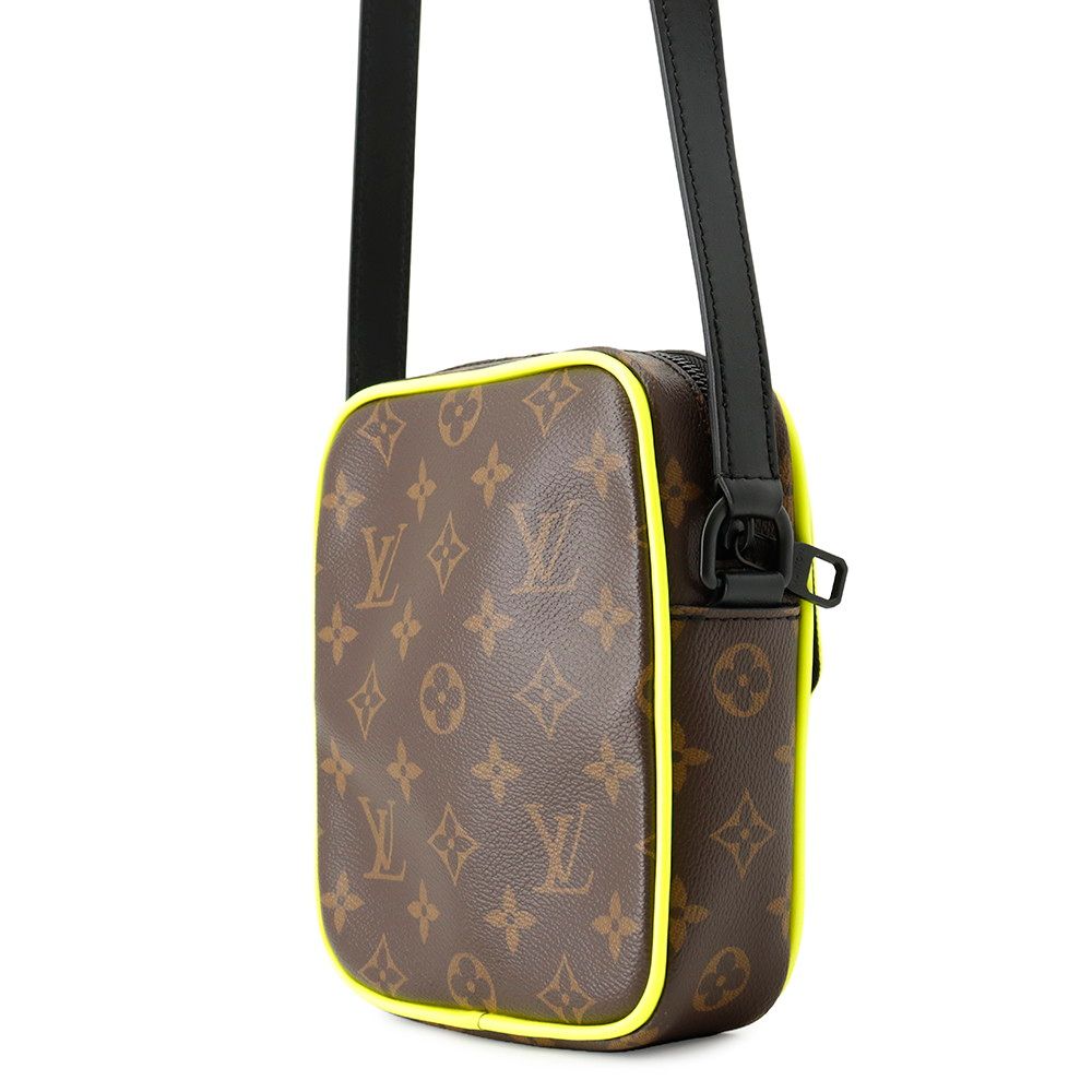 Louis Vuitton Shoulder Bag Monogram Macassar Christopher Wearable Wallet Black — view 2
