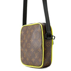 Louis Vuitton Shoulder Bag Monogram Macassar Christopher Wearable Wallet Black — view 2