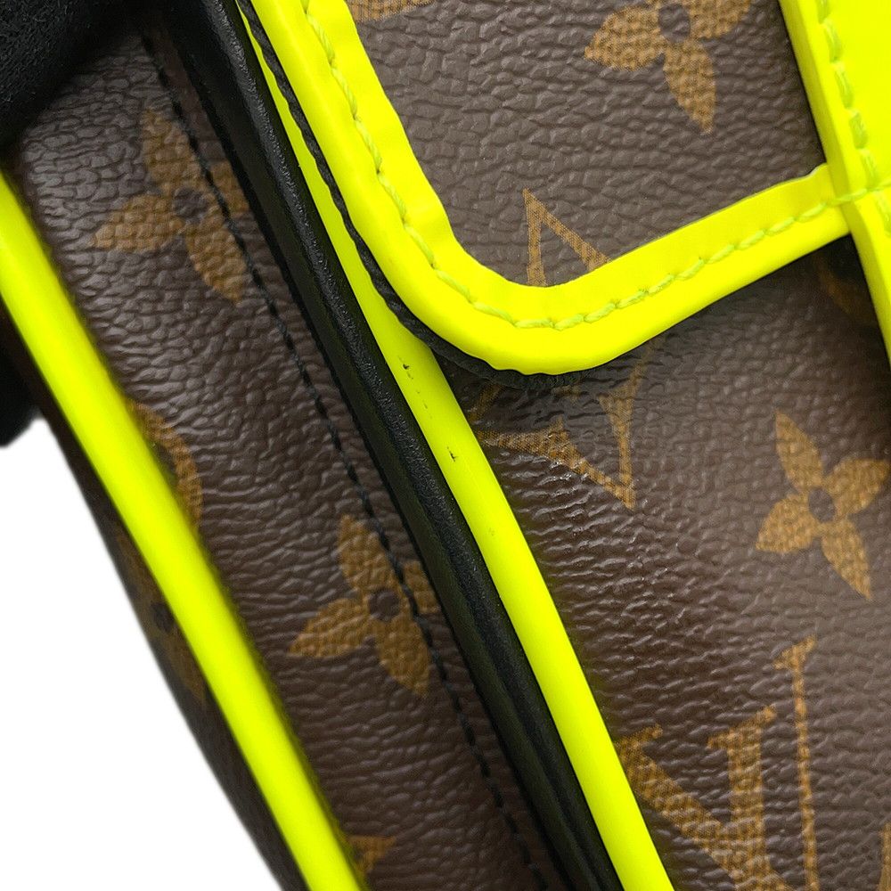 Louis Vuitton Shoulder Bag Monogram Macassar Christopher Wearable Wallet Black — view 6