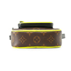 Louis Vuitton Shoulder Bag Monogram Macassar Christopher Wearable Wallet Black — view 3