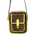 Louis Vuitton Shoulder Bag Monogram Macassar Christopher Wearable Wallet Black
