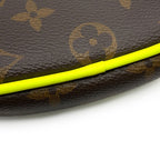 Louis Vuitton Shoulder Bag Monogram Macassar Christopher Wearable Wallet Black — view 8
