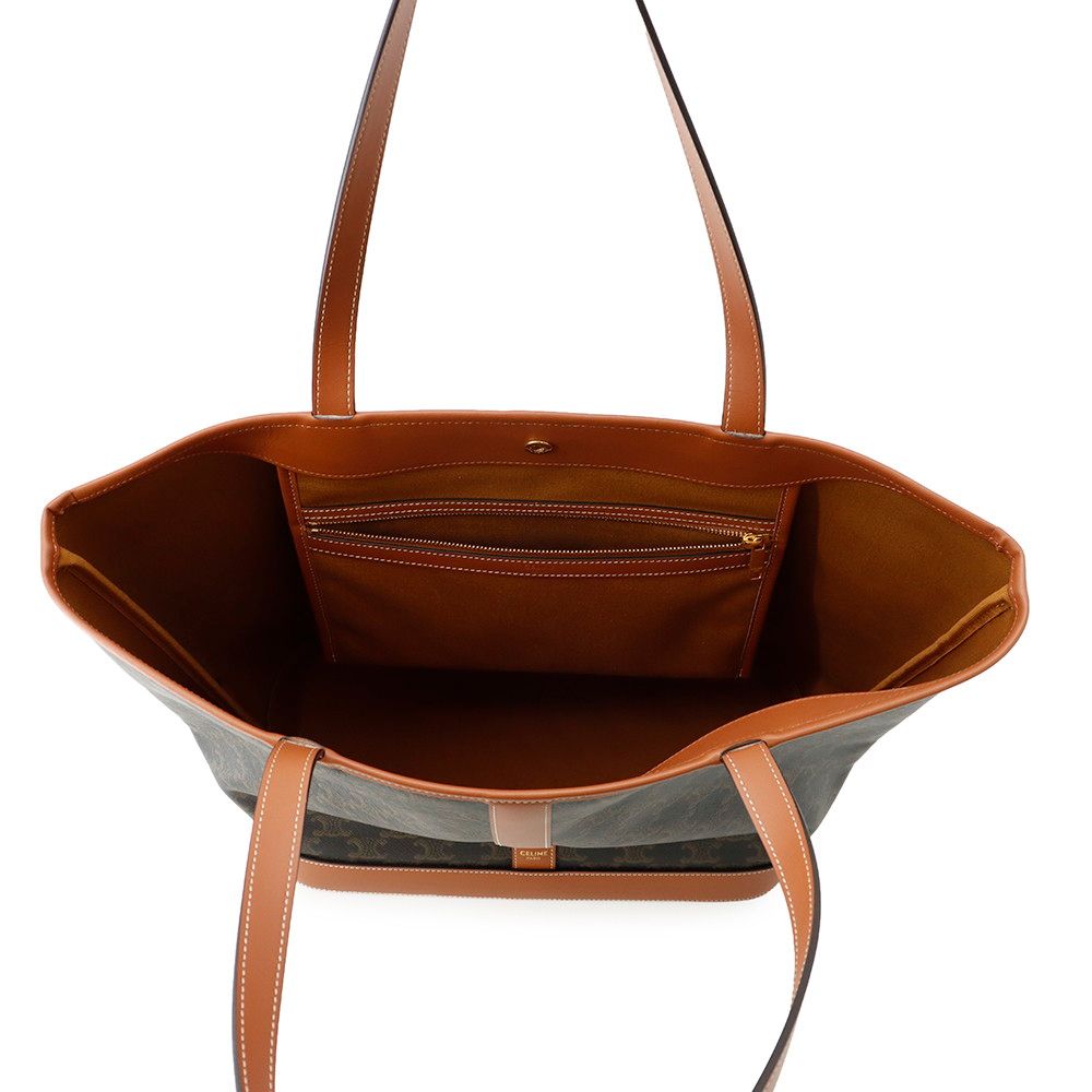 Celine Tote Triomphe Cabas Leather — view 5