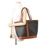 Celine Tote Triomphe Cabas Leather — view 4