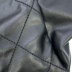 Chanel Tote Quilted Paris Biarritz MM Coco Charm Black — view 8