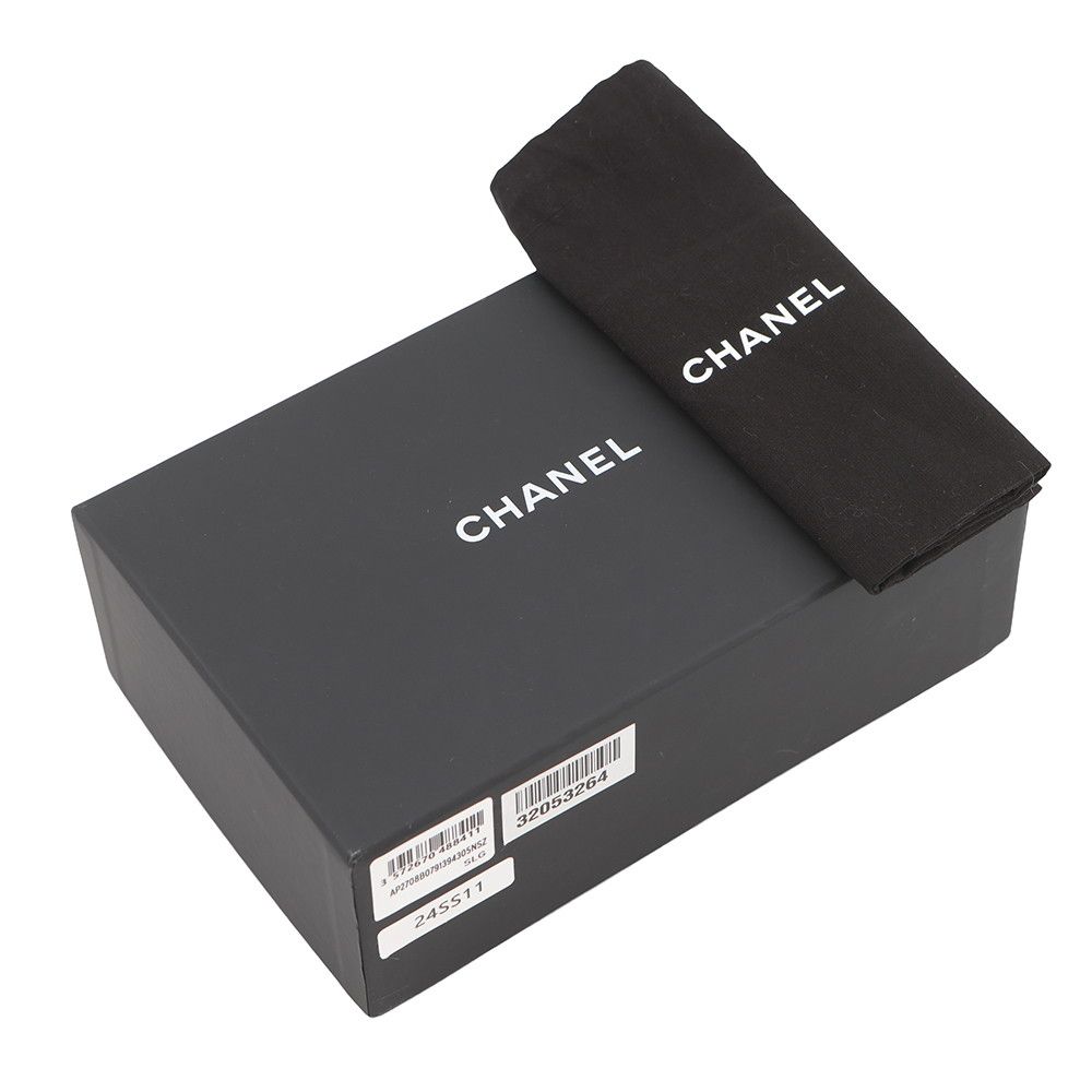 Chanel Chain Shoulder Bag Boy Mini Caviar Leather Black — view 9