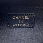 Chanel Chain Shoulder Bag Boy Mini Caviar Leather Black — view 8