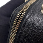 Chanel Chain Shoulder Bag Boy Mini Caviar Leather Black — view 6