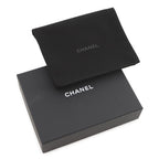 Chanel Coin Case Quilted CC Logo Caviar Leather Fragment Card Black — view 7