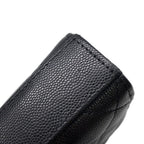 Chanel Chain Shoulder Bag Top Handle Phone Case Quilted CC Logo Caviar Leather — view 7